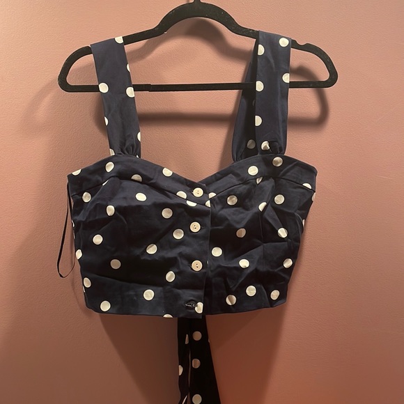Zara Tops Zara Vintage Themed Bustier Top Poshmark